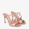 Anise 95 Ballet Pink Patent Leather Mules