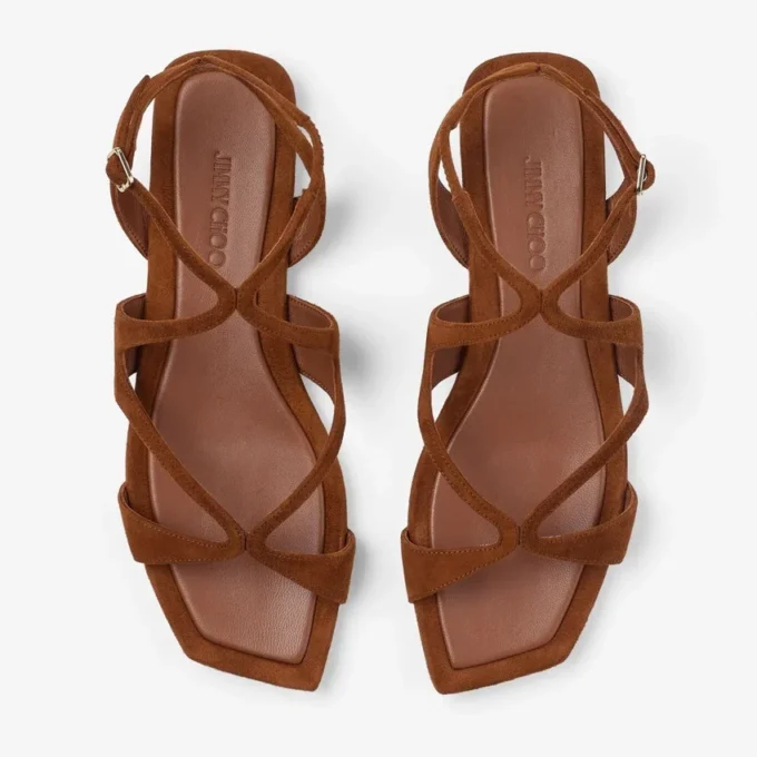 Ayla Flat Tan Suede Flats