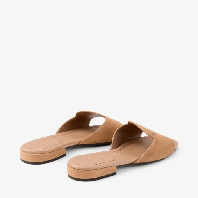 Dina Flat Toffee Suede Flats