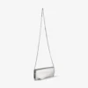 Emmie Silver Mirror Fabric Clutch Bag
