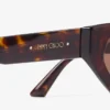 Leyla Brown Havana Cat Eye Sunglasses