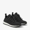 Veles Black Sequin Knit Trainers