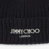 Yuki Black Cashwool Knit Hat